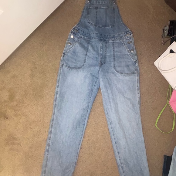 Old navy Light Blue Denim Overalls - Picture 1 of 3